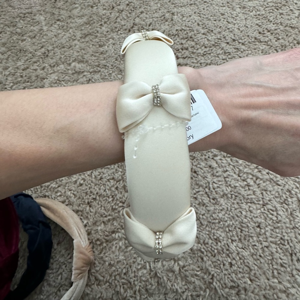 Ivory Jeweled Headband